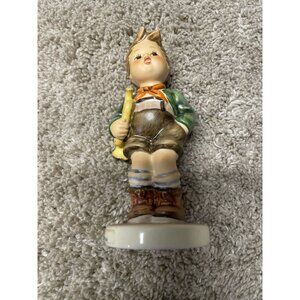 Hummel Goebel Trumpet Boy Figurine 97/2 TMK-6 West Germany 4" Hand-Painted Porce